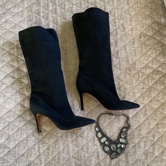 Never worn Sexy Brazil designer suede boots. - Picture 3 of 7